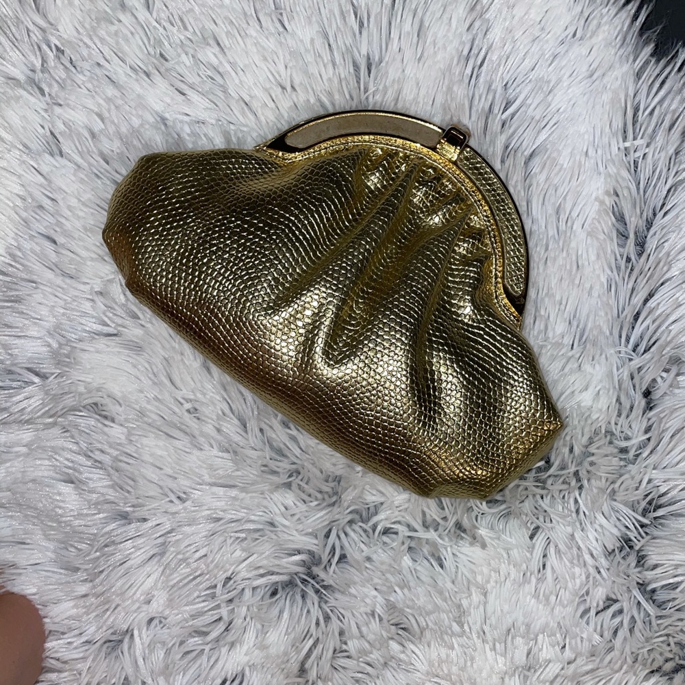 Ashneil Gold Rhinestone Clutch - Picture 2 of 5